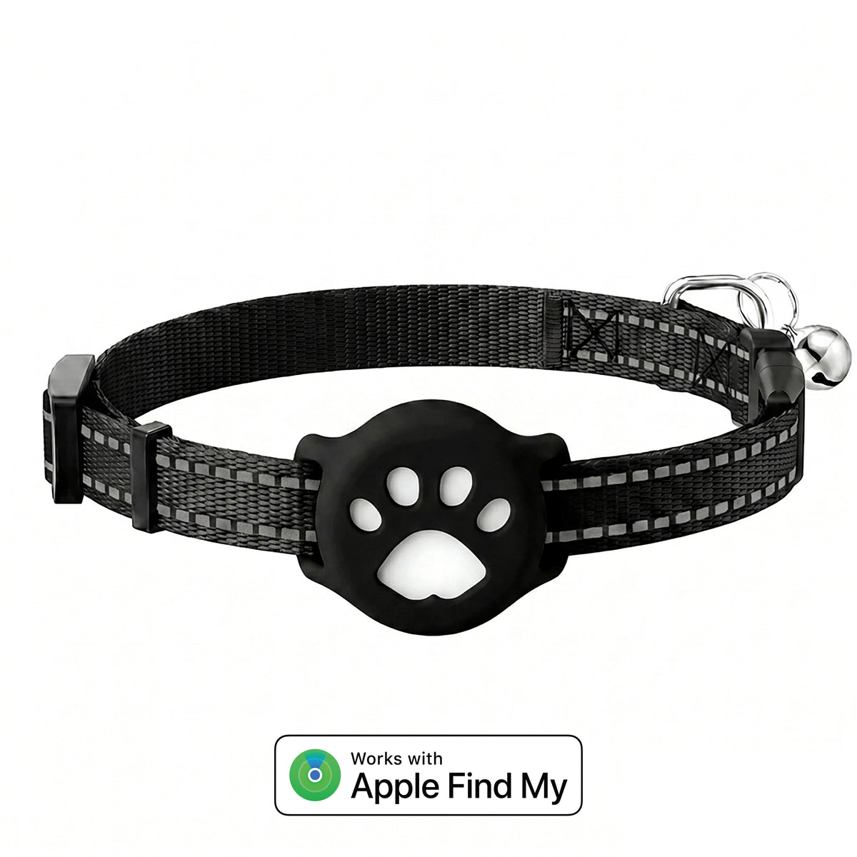 Joylink Pet Tracker Dog black - Bluetooth tracker tag for dog and cat collars, works with Apple Find My and Google Find Hub, no monthly fee (22)