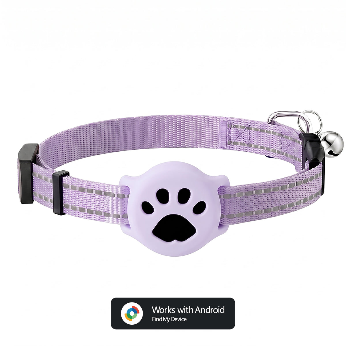 Joylink Pet Tracker Dog Purple - Bluetooth tracker tag for dog and cat collars, works with Apple Find My and Google Find Hub, no monthly fee (16)