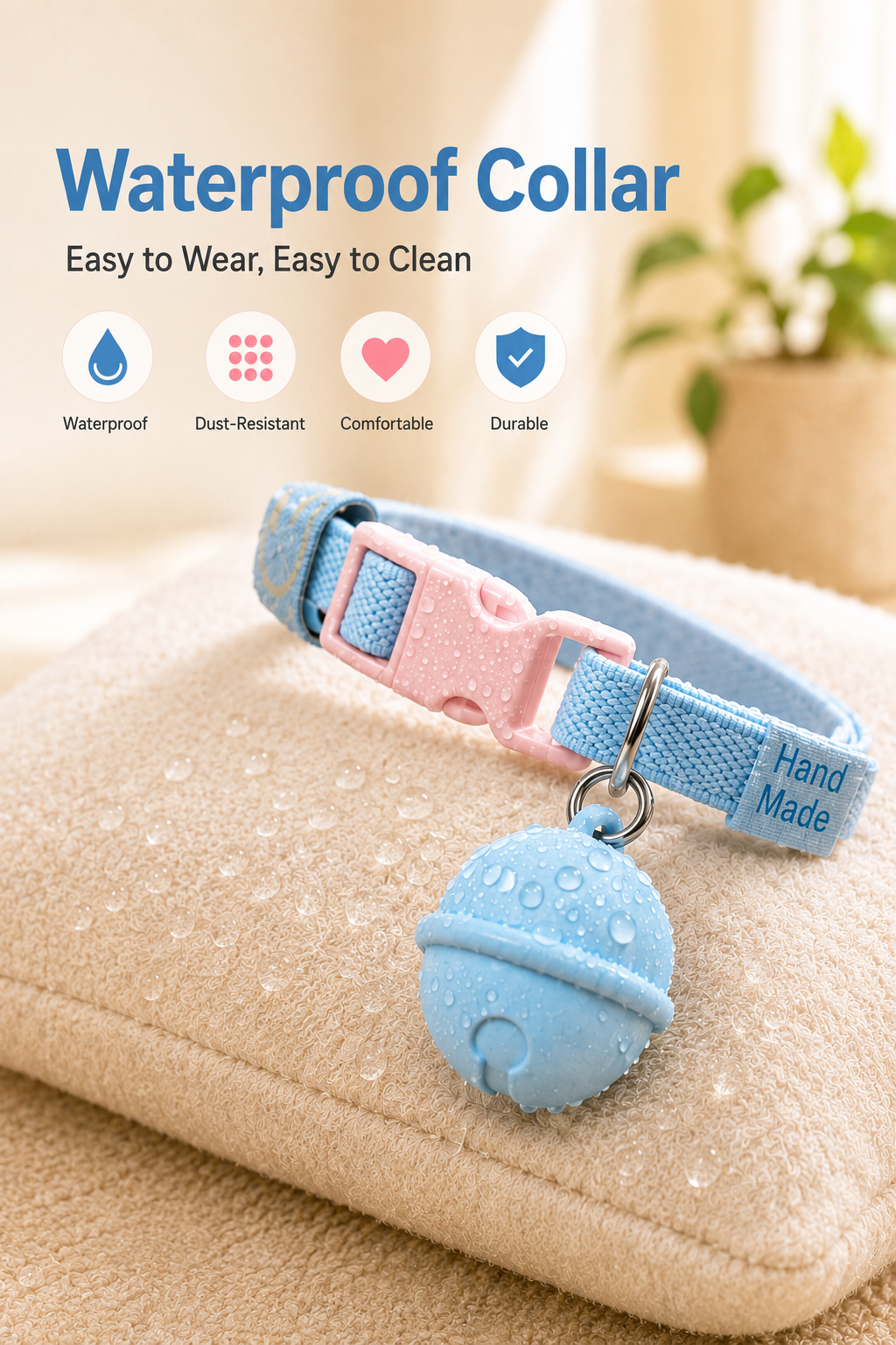 Rastreador GPS Joylink para mascotas – Sin cuotas mensuales, collar gratis incluido
